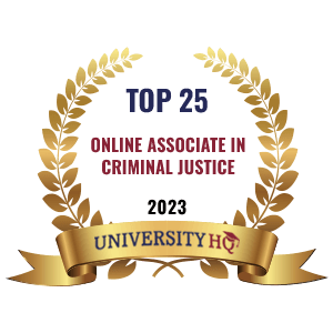 top 25 online criminal justice associates